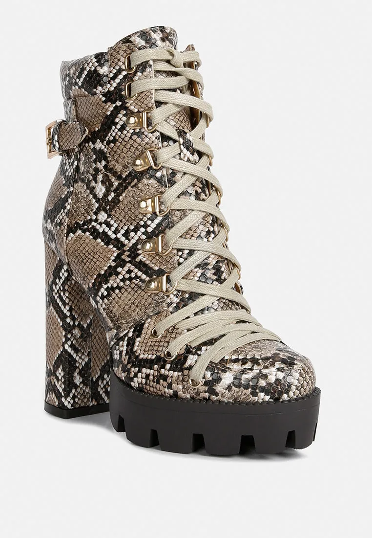 palmetto snake skin ankle boots