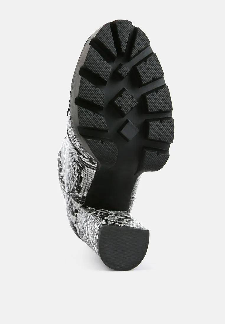 palmetto snake skin ankle boots