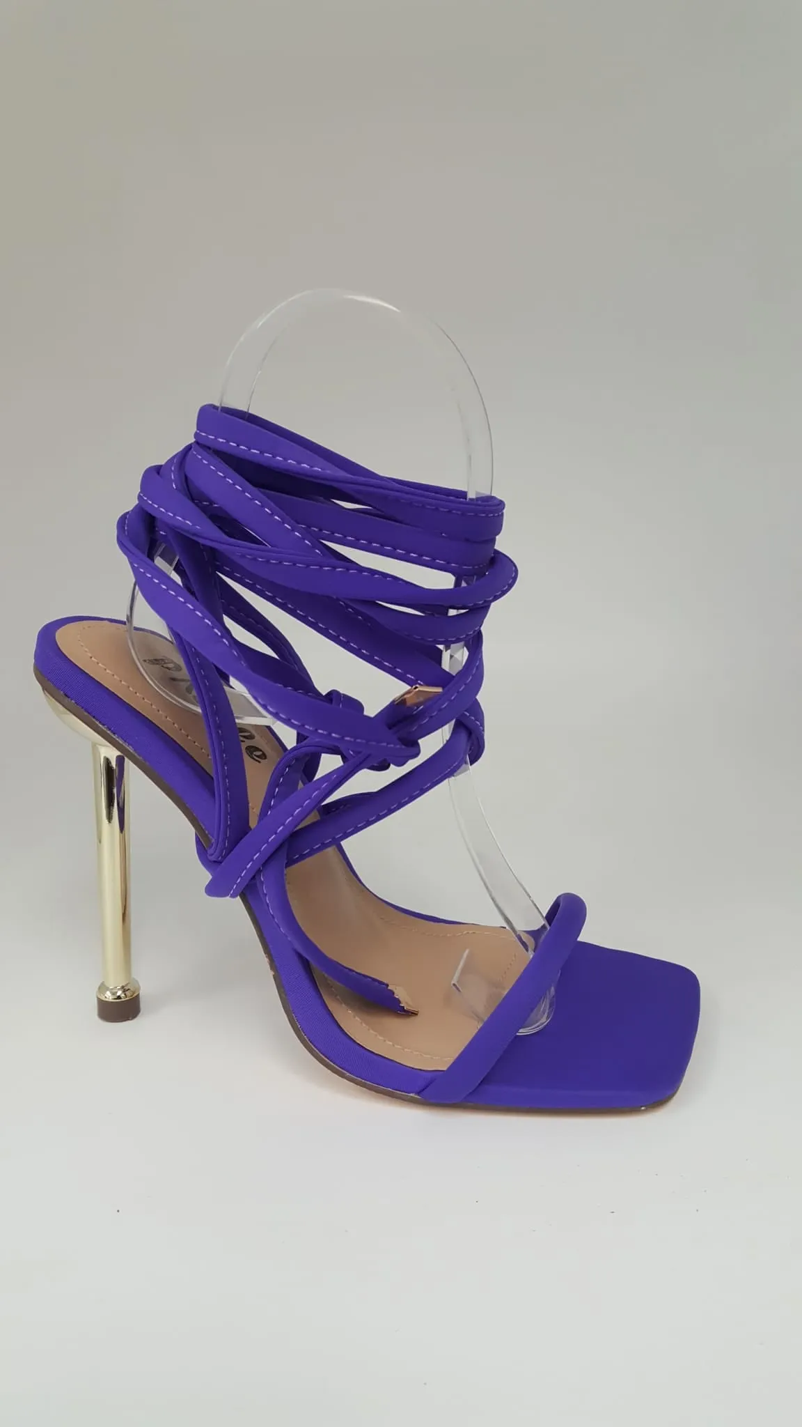 Pazzle Chica-01 Women's Open Toe Lace up High Heels Sandals