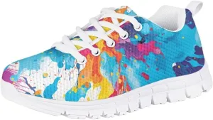 Pinupub Kids Running Shoe for Boys Girls Lace-up Running Tennis Sneakers Casual Sports Shoes