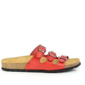 Plakton 101506 Red Multi-Strap Sandals