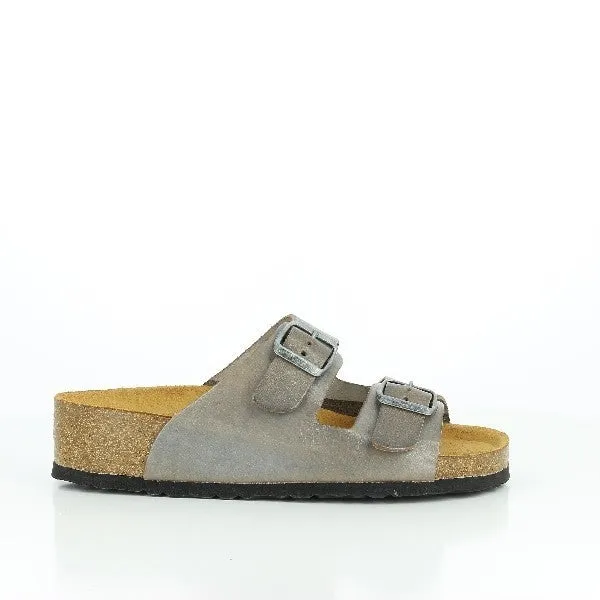 Plakton 320010 Grey Two Strap Sandals