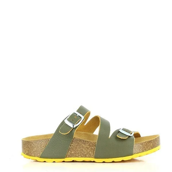 Plakton 341210 Khaki Multi-Strap Sandals
