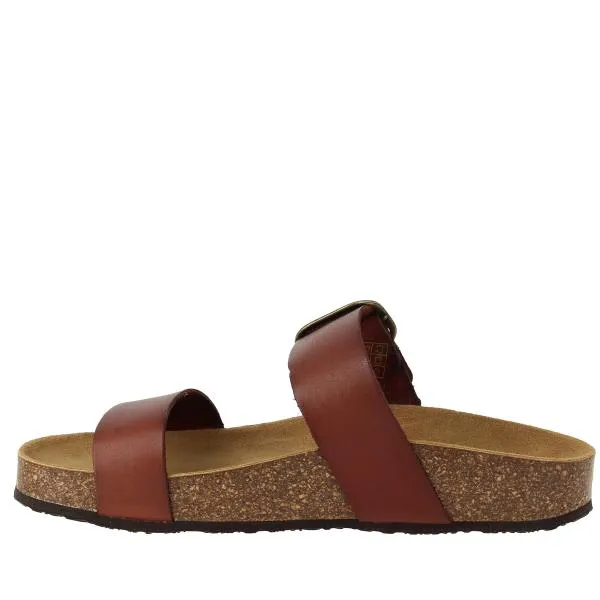Plakton 343004 Chestnut Two Strap Sandals