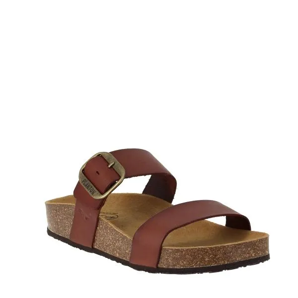 Plakton 343004 Chestnut Two Strap Sandals