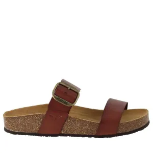 Plakton 343004 Chestnut Two Strap Sandals