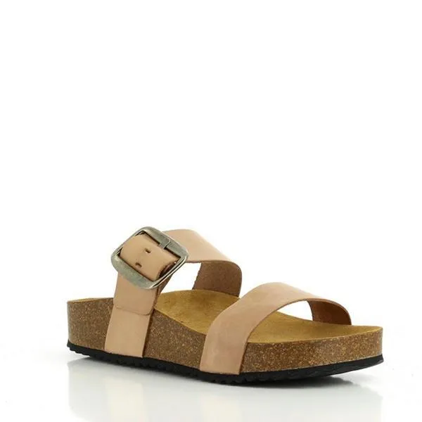 Plakton 343004 Nude Two Strap Sandals
