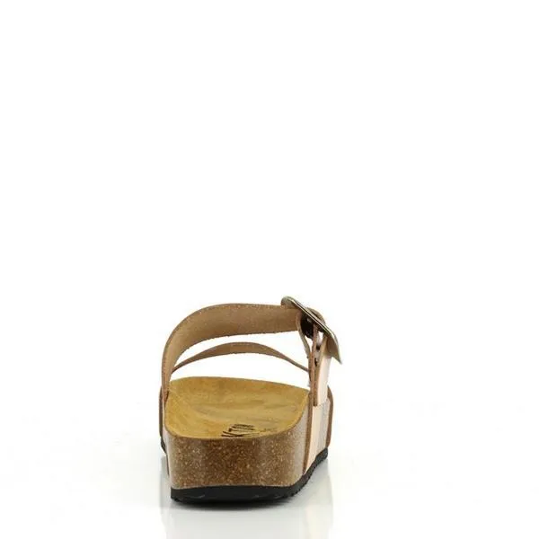 Plakton 343004 Nude Two Strap Sandals