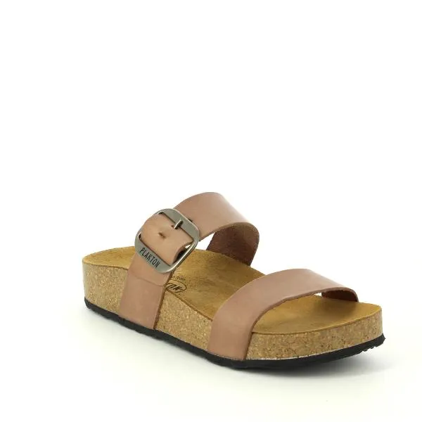 Plakton 343004 Tan Two Strap Sandals