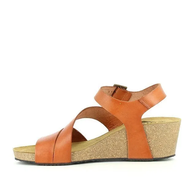 Plakton 365651 Orange Slingback Wedges