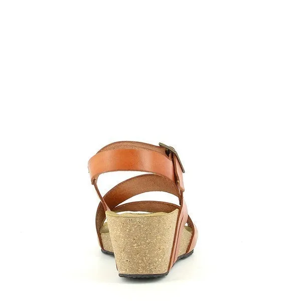 Plakton 365651 Orange Slingback Wedges