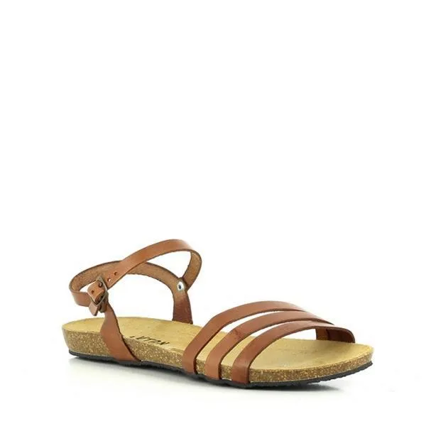 Plakton 575080 Camel Slingback Sandals