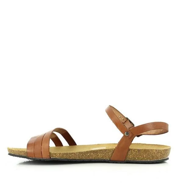 Plakton 575080 Camel Slingback Sandals