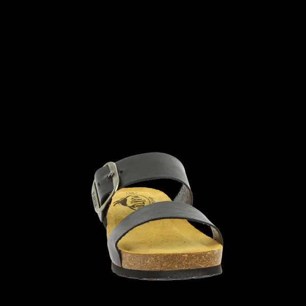 Plakton 823004 Black Women's Wedge Sandals