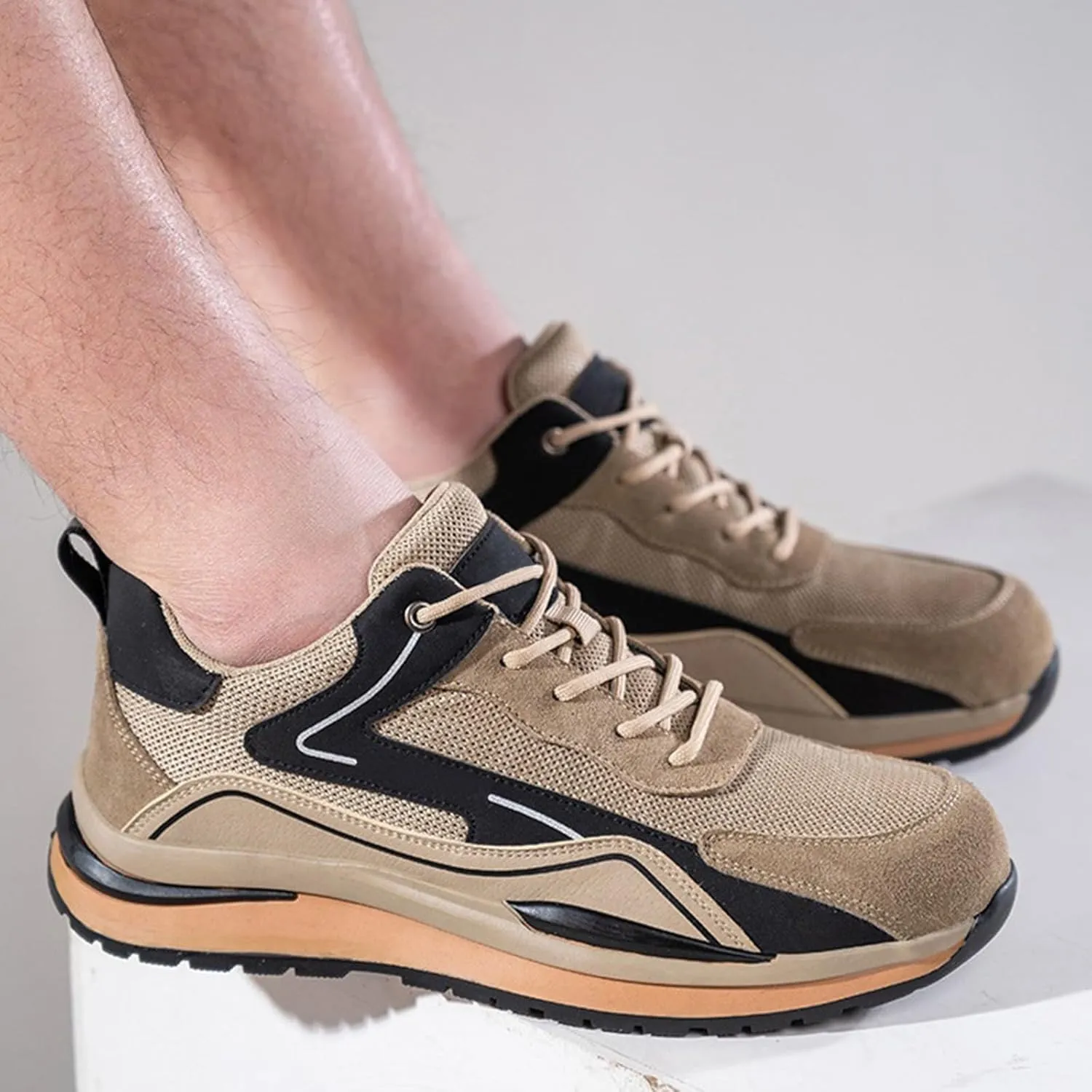 Platform Sneakers for Women Wide with Womens Athletic Shoes Men's Mesh Sneakers Round Toe Slip On Casual Women Loafers Women's Sneakers with Arch Support