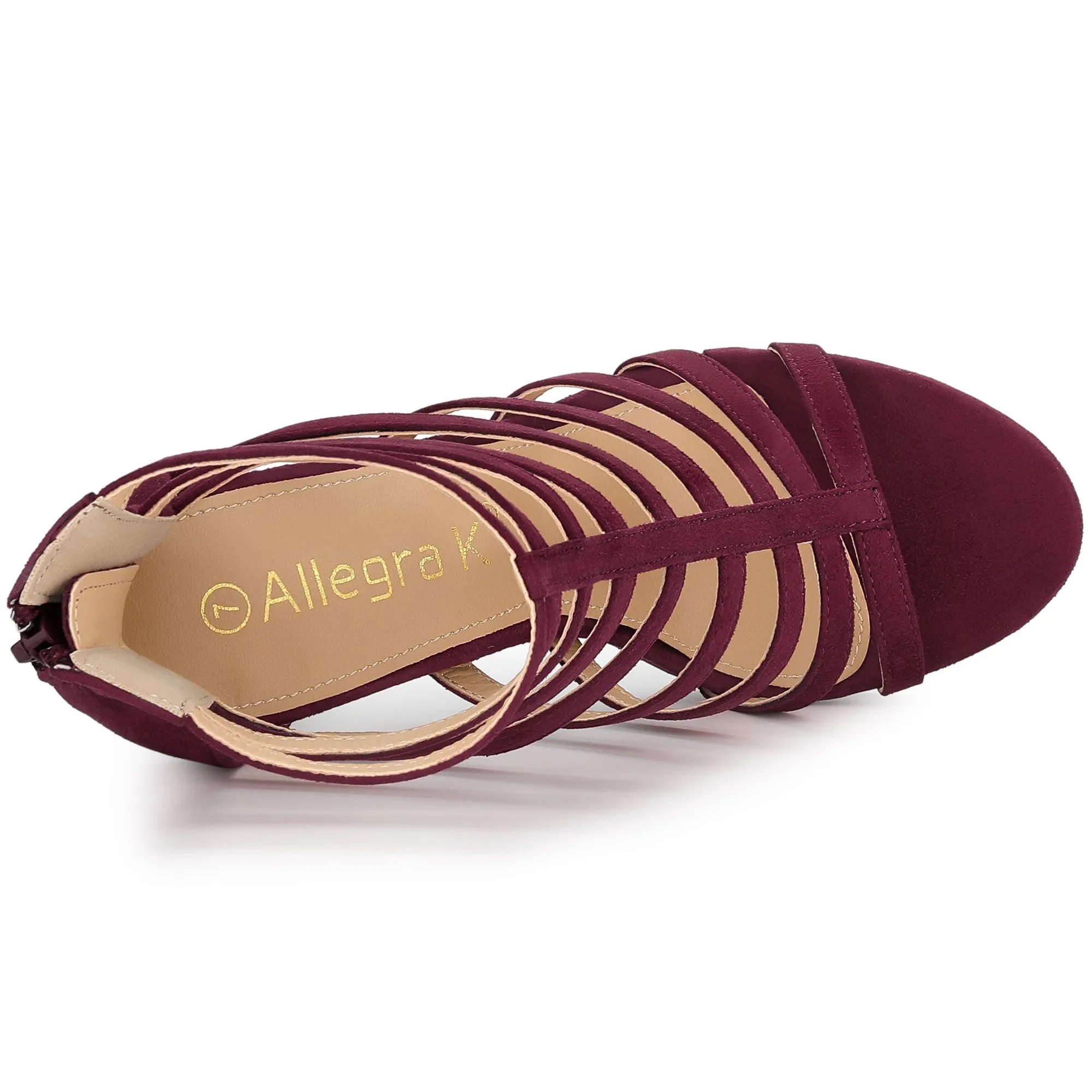 Platform Strappy Gladiator Stiletto Heel Sandals