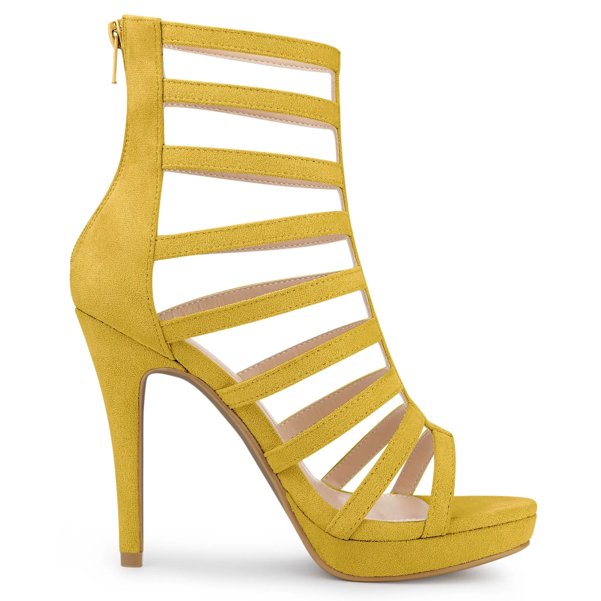 Platform Strappy Gladiator Stiletto Heel Sandals
