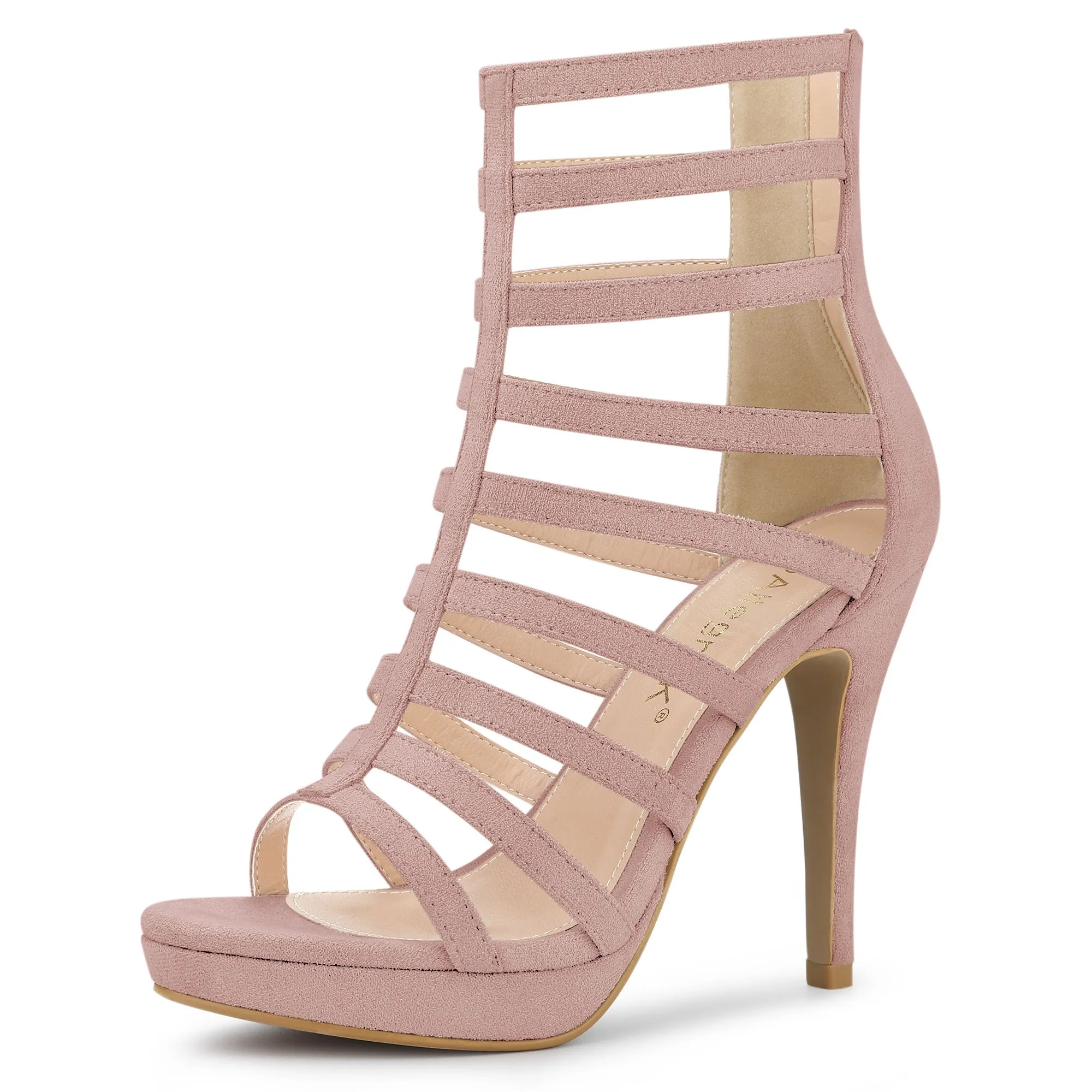 Platform Strappy Gladiator Stiletto Heel Sandals