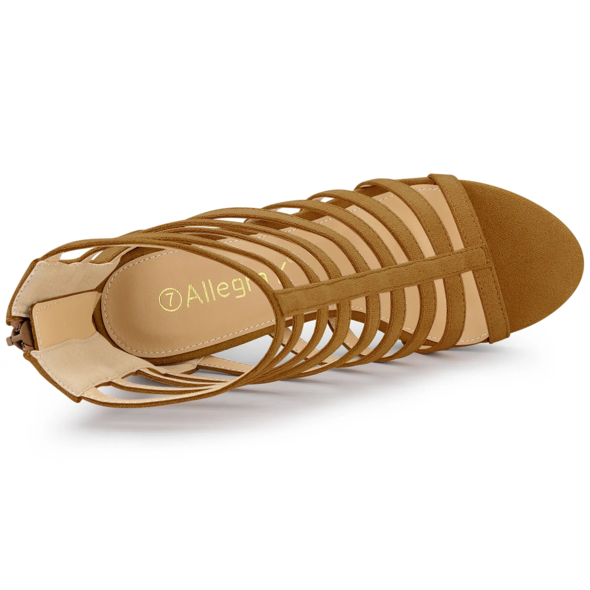 Platform Strappy Gladiator Stiletto Heel Sandals