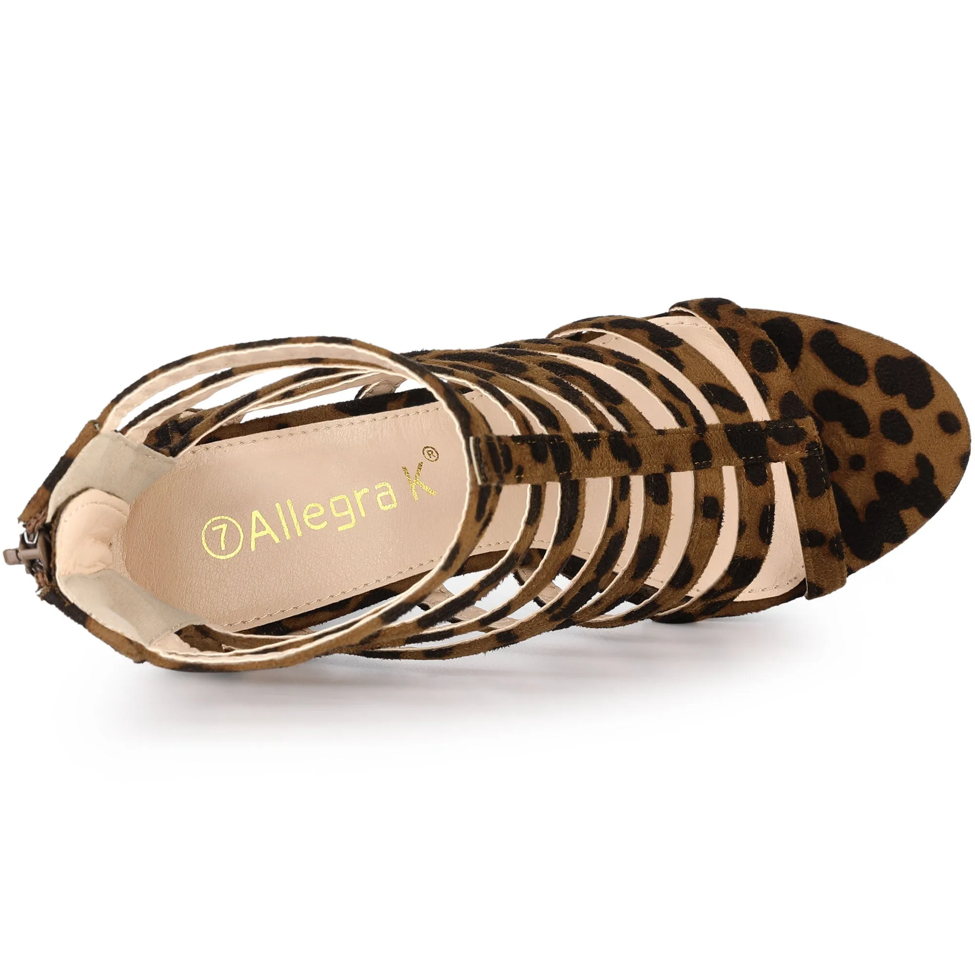 Platform Strappy Gladiator Stiletto Heel Sandals