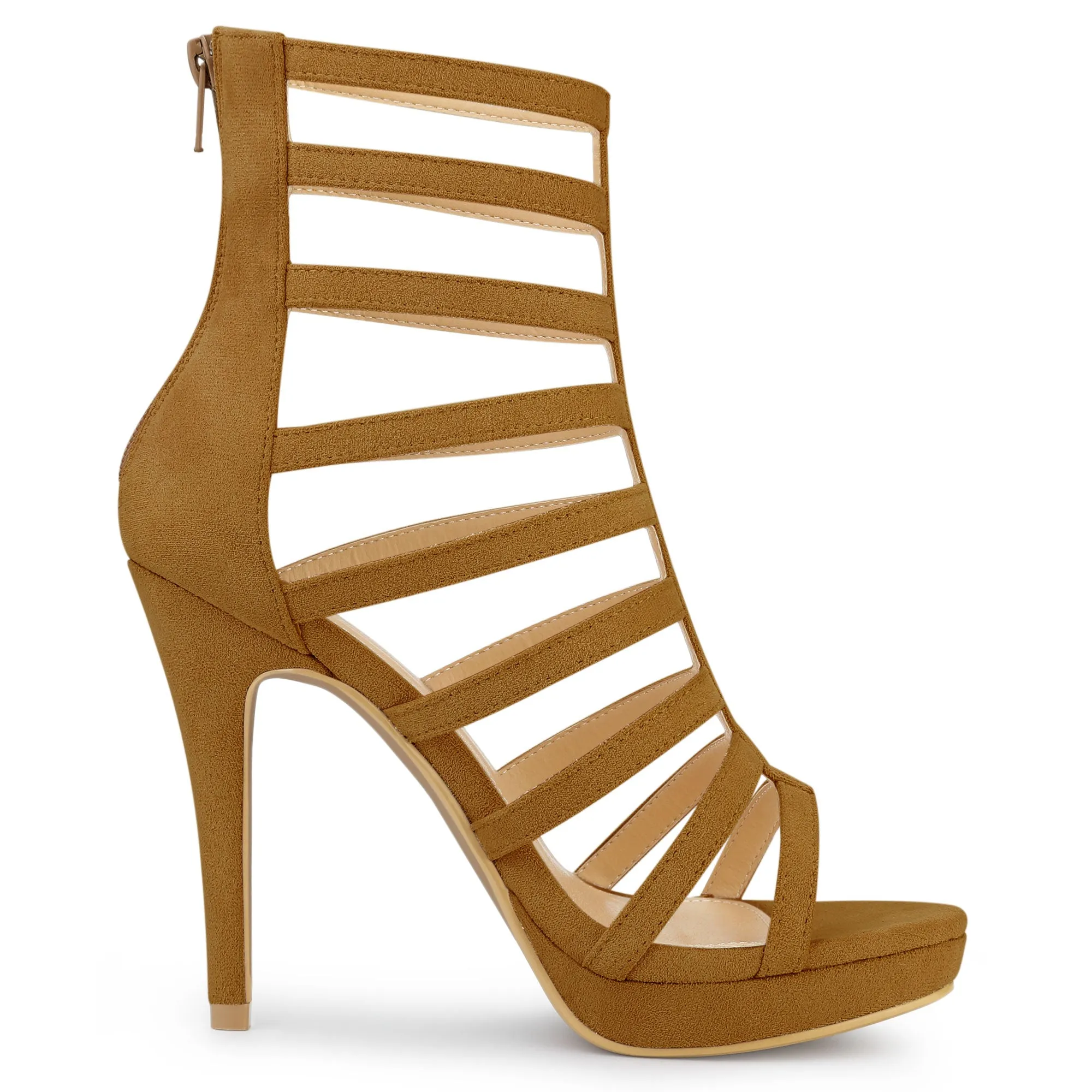 Platform Strappy Gladiator Stiletto Heel Sandals