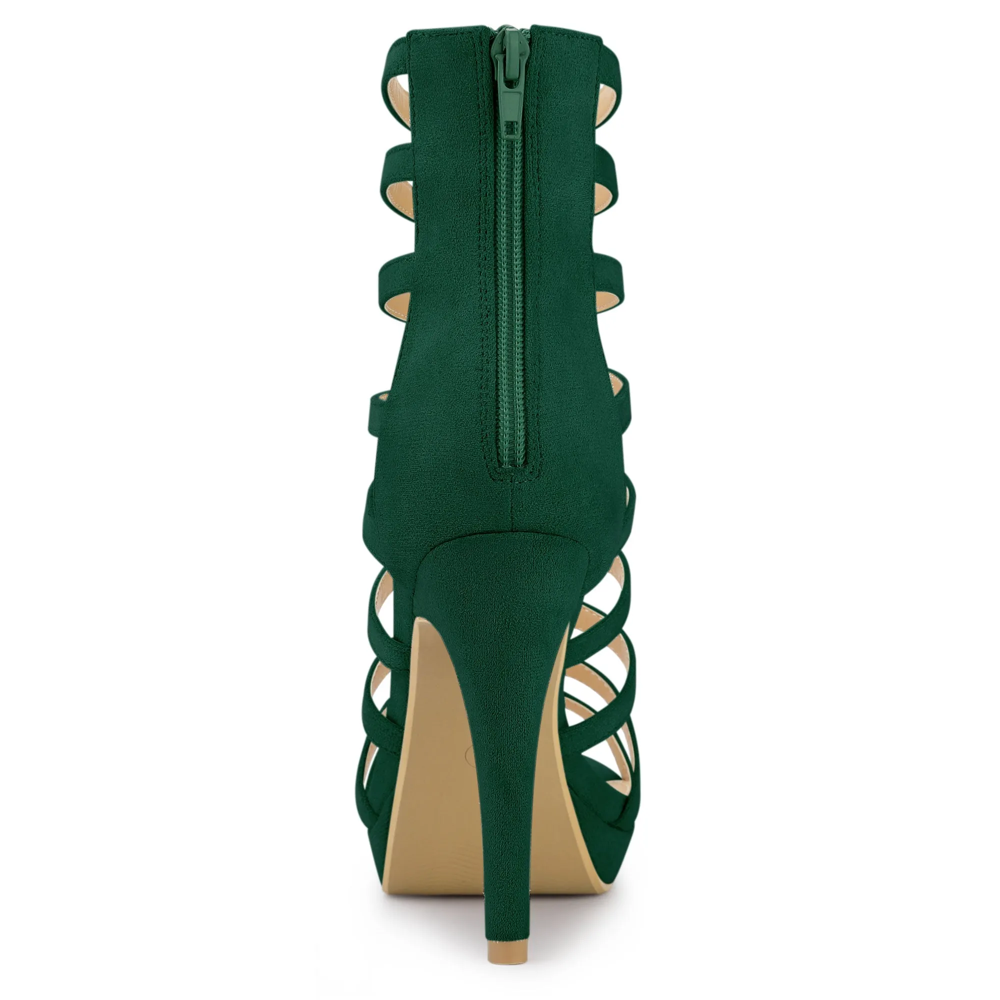 Platform Strappy Gladiator Stiletto Heel Sandals