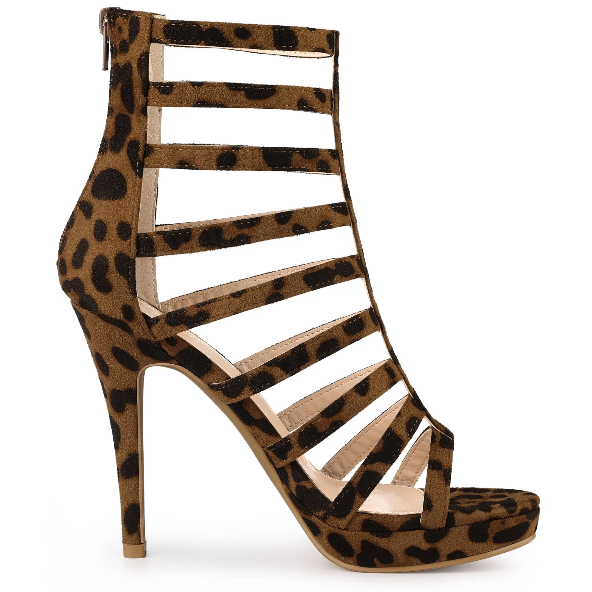 Platform Strappy Gladiator Stiletto Heel Sandals