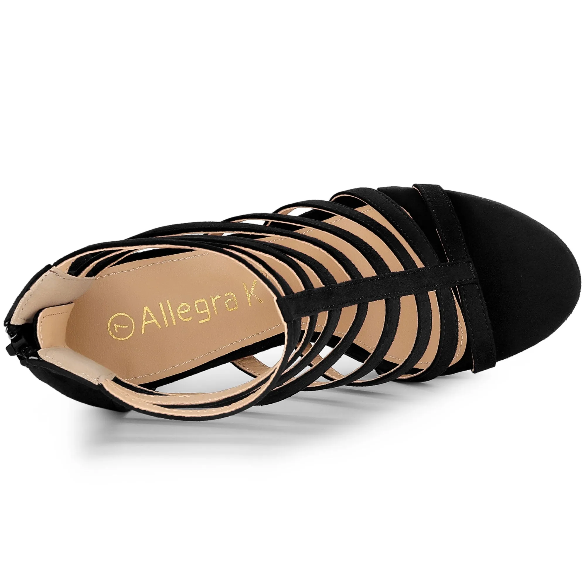 Platform Strappy Gladiator Stiletto Heel Sandals
