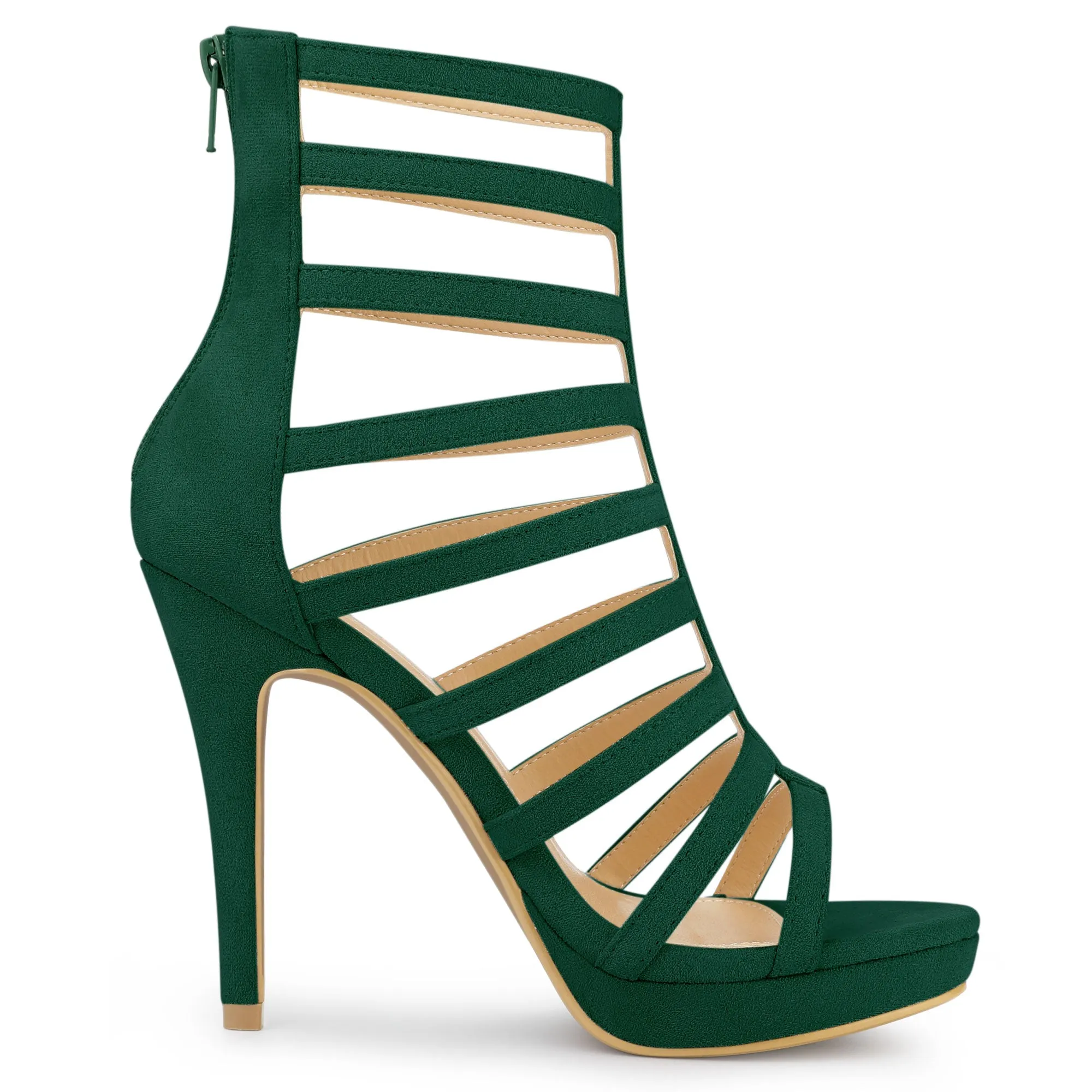 Platform Strappy Gladiator Stiletto Heel Sandals