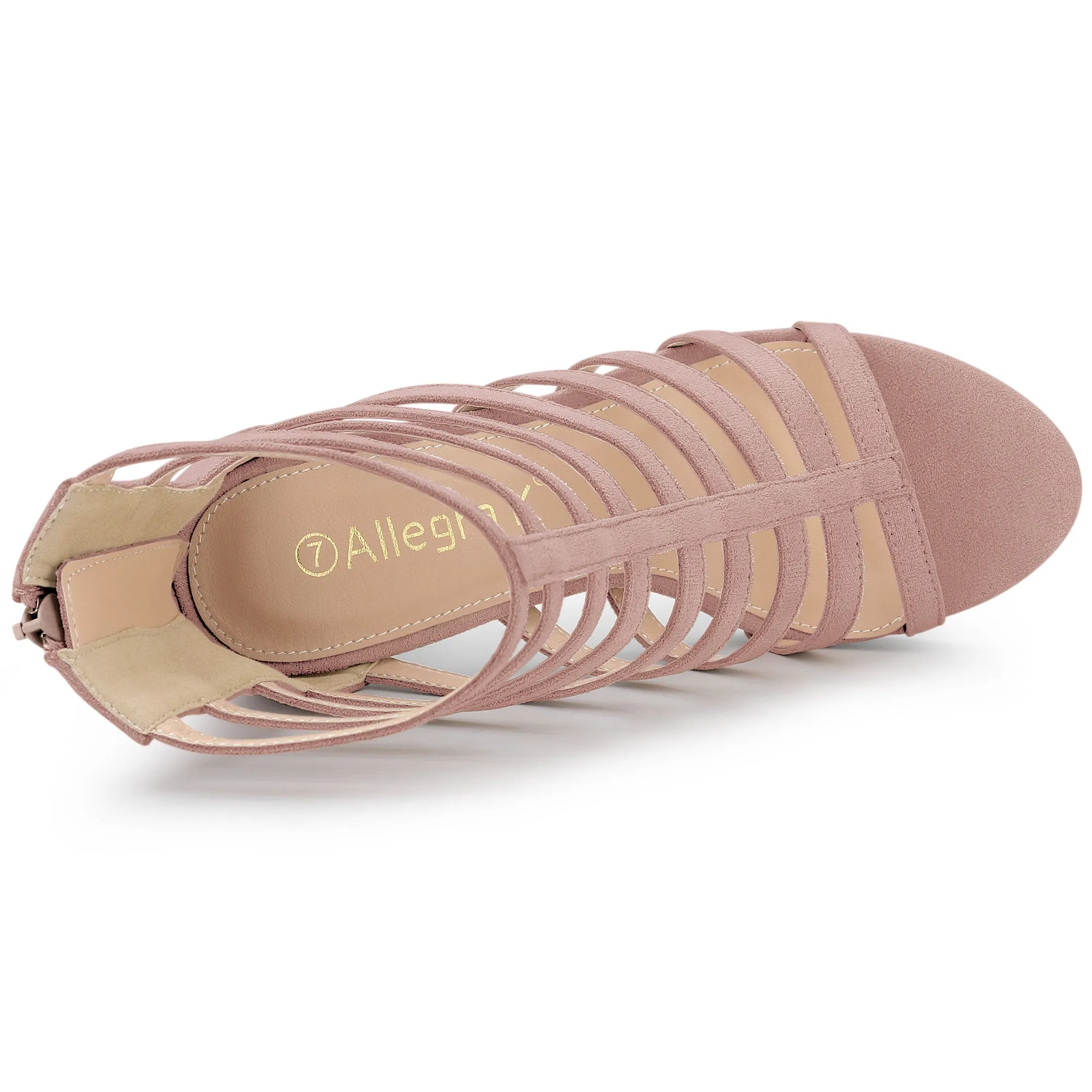 Platform Strappy Gladiator Stiletto Heel Sandals