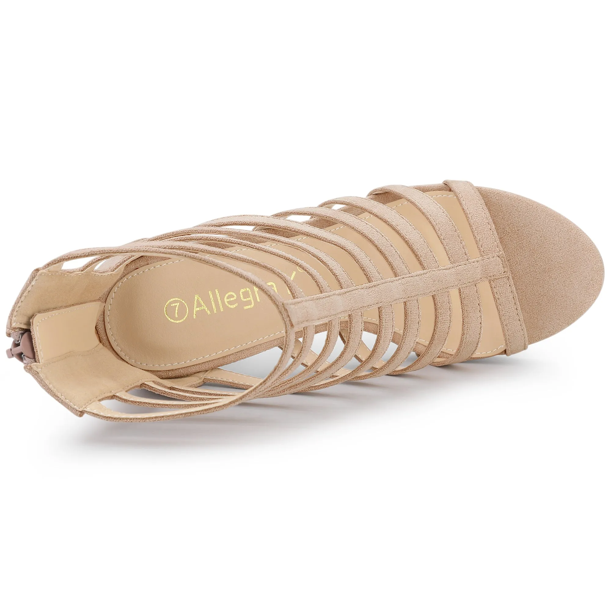 Platform Strappy Gladiator Stiletto Heel Sandals