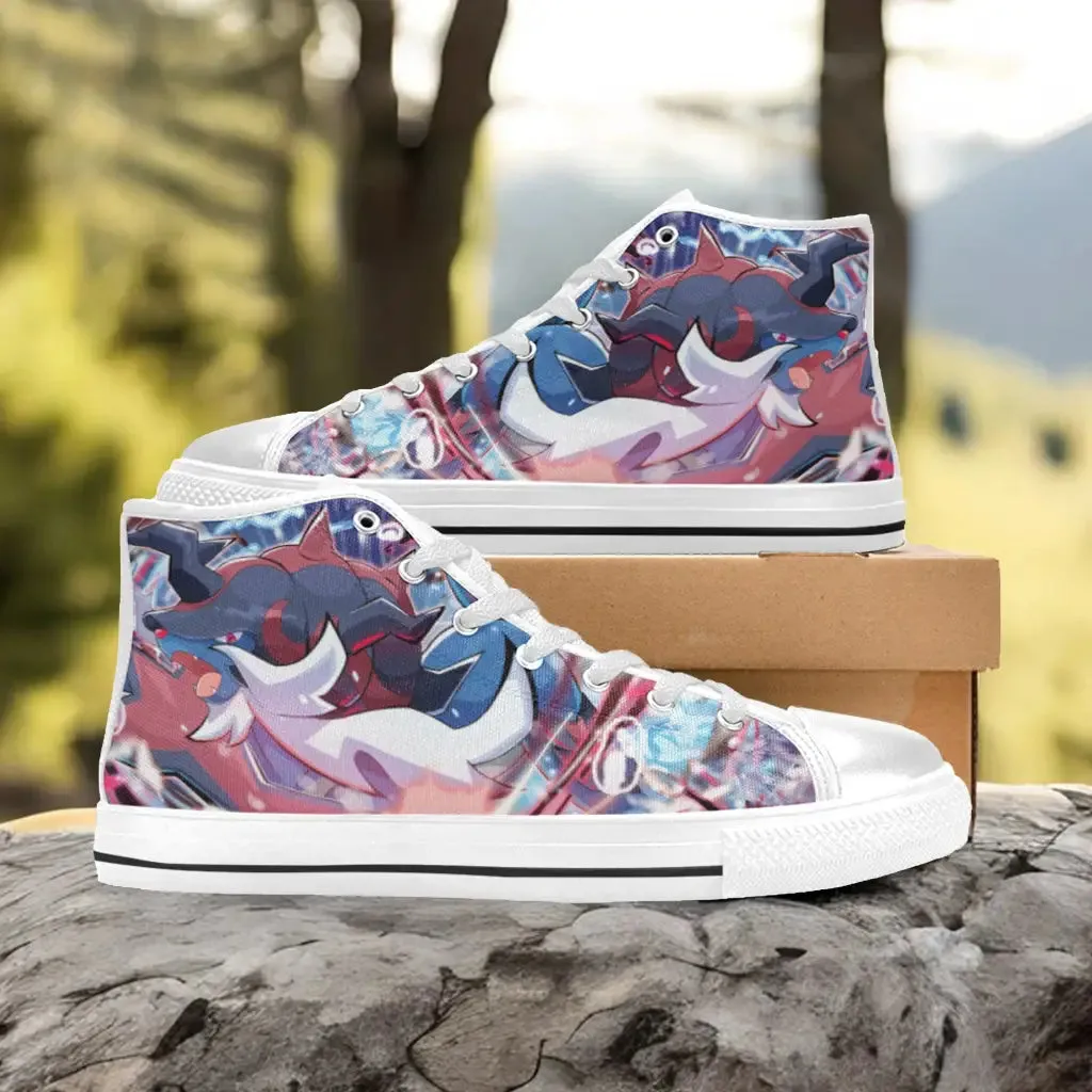 Pokemon Samurott Shoes High Top Sneakers for Kids and Adults