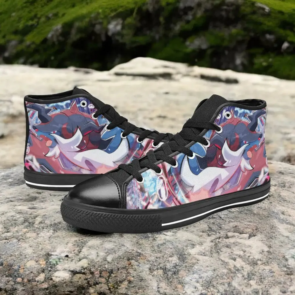 Pokemon Samurott Shoes High Top Sneakers for Kids and Adults