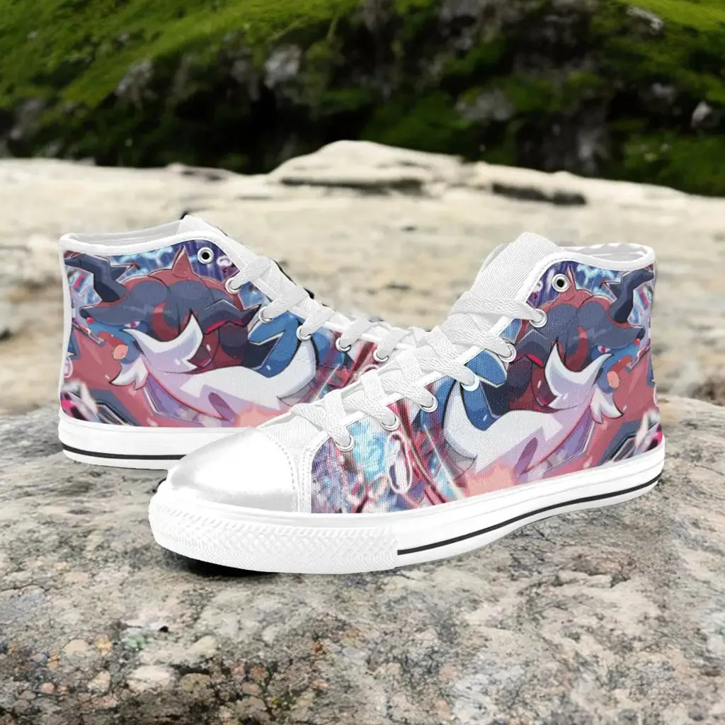 Pokemon Samurott Shoes High Top Sneakers for Kids and Adults