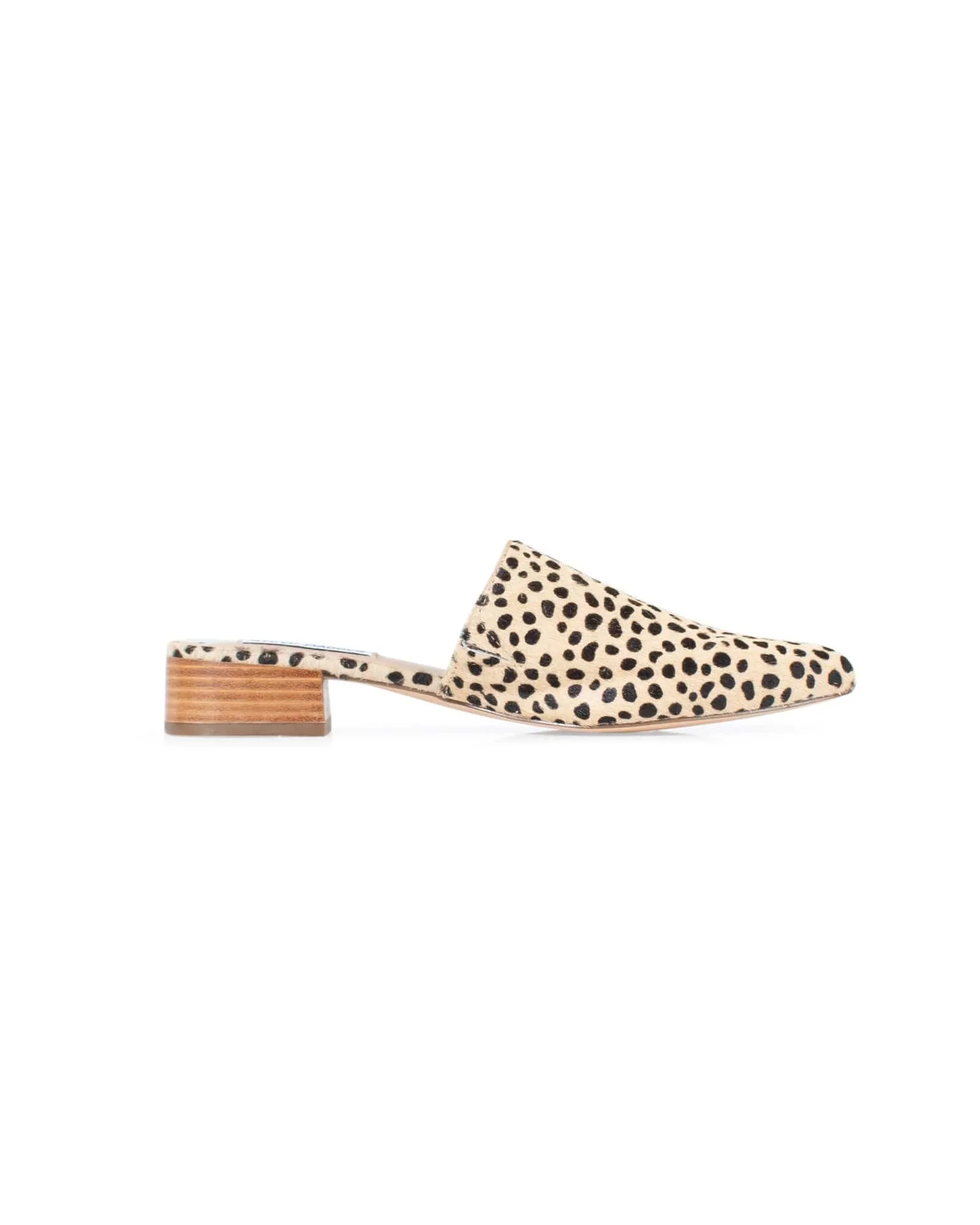 Printed Cowhair Loafers