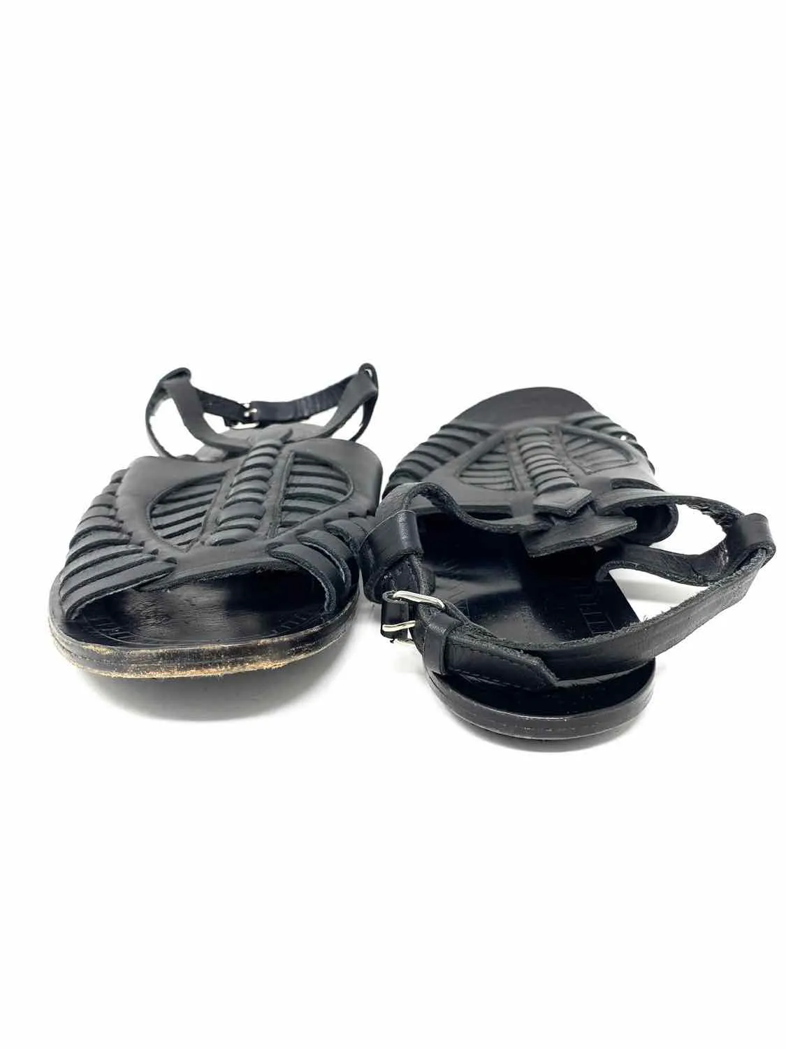 Proenza Schouler gladiator huarache Women Black Slingback Size 39.5/9.5 Sandals