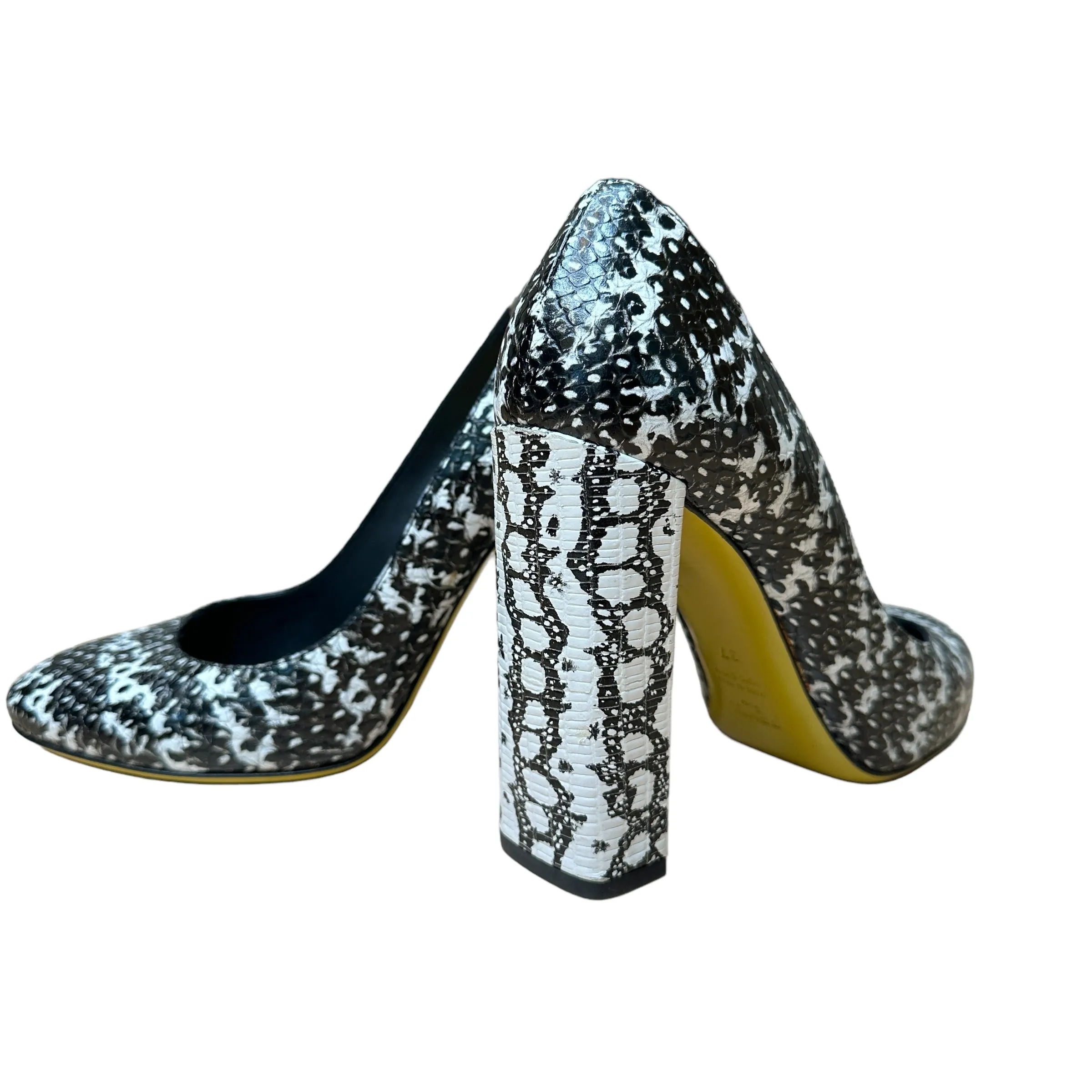 Python Embossed Heels - 7