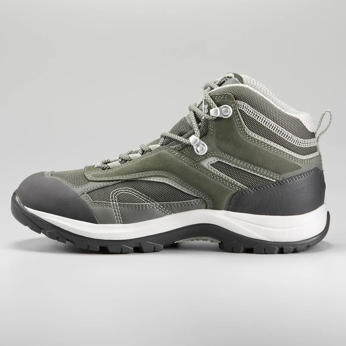 Quechua MH 100 Women's Hiking Boots - Mid - Waterproof - Green
