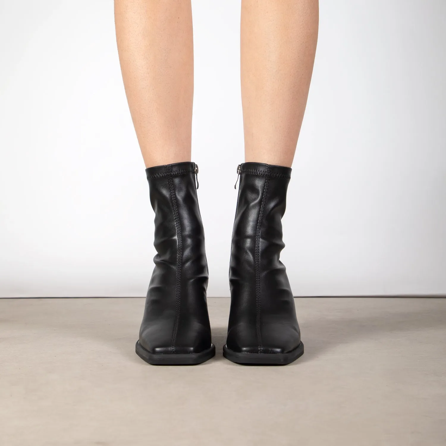 RAID Averie Sock Ankle Boot In Black