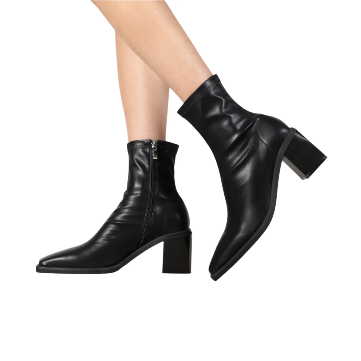 RAID Averie Sock Ankle Boot In Black