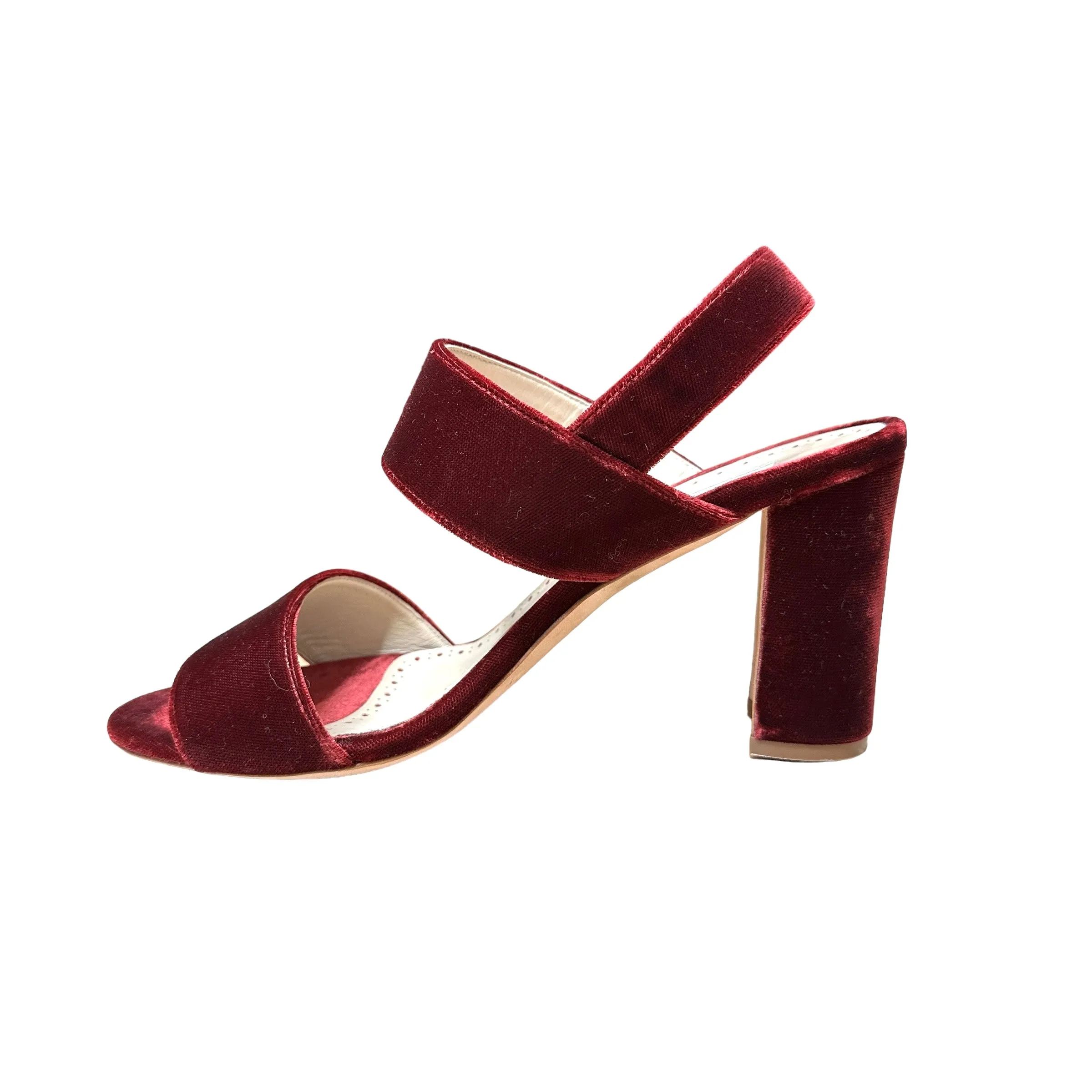 Red Velvet Heels - 7.5
