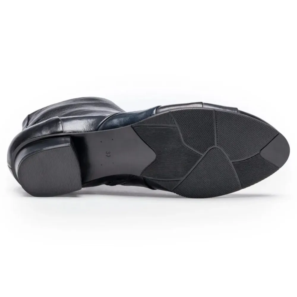 Regarde Le Ciel Stefany 172 Black/Navy/Piombo Bootie (Women's)