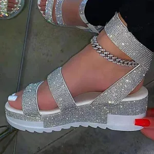 Rhinestones Sandals