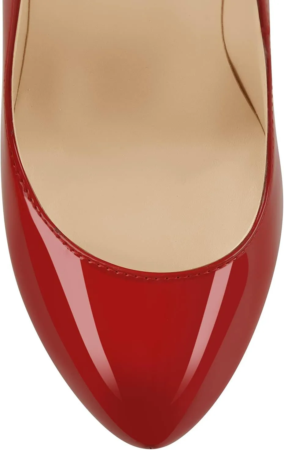 richealnini Sexy Platform Heel Pumps for Women Slip On Stiletto High Heels