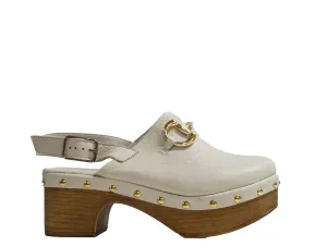 Roberto Serpentini Women's Beige Clog N13PEO -