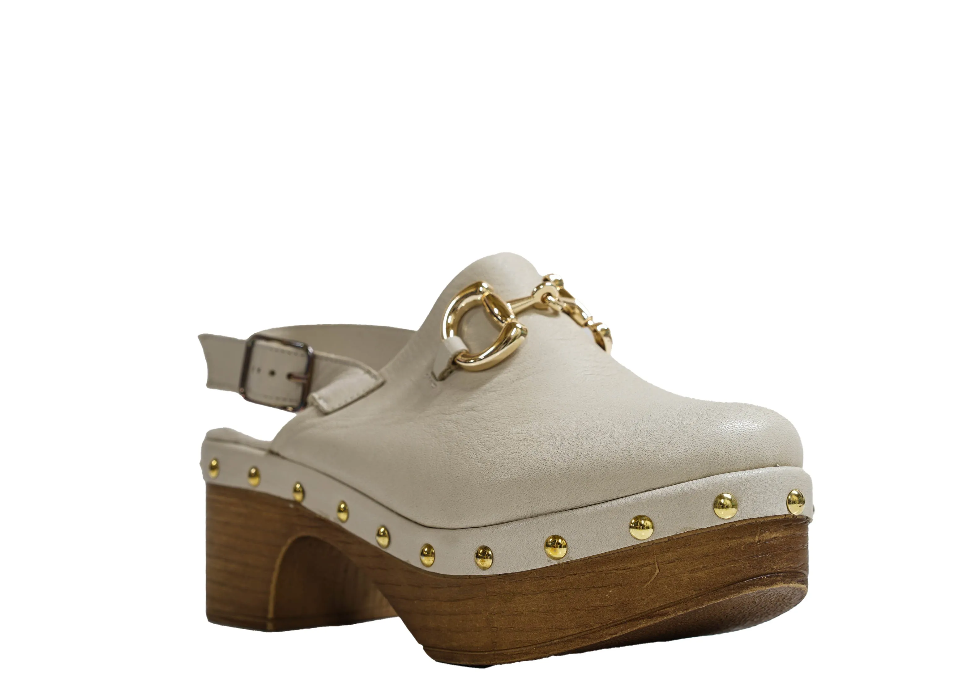 Roberto Serpentini Women's Beige Clog N13PEO -