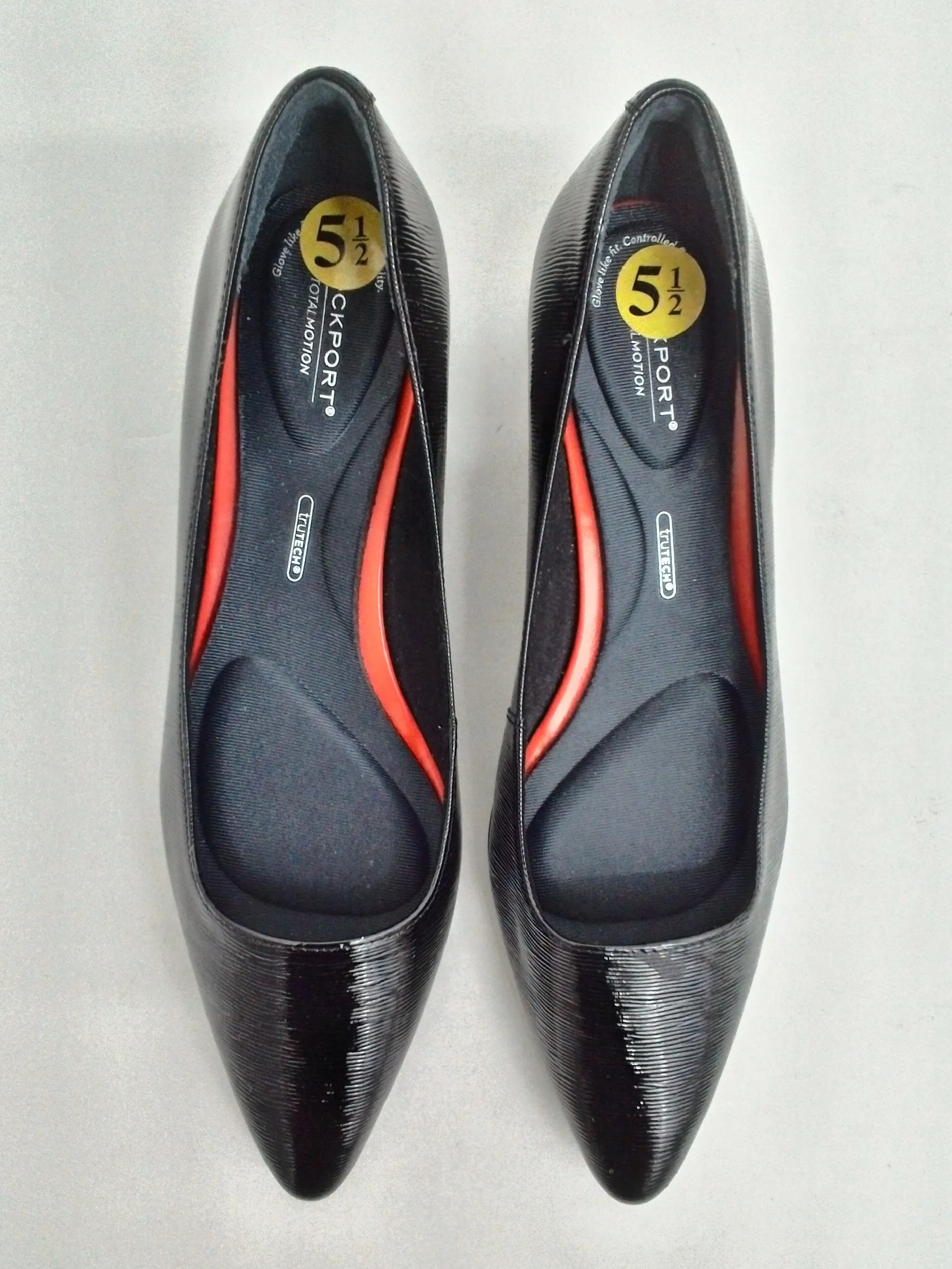 Rockport Women's Black Patent Heels Size 5.5