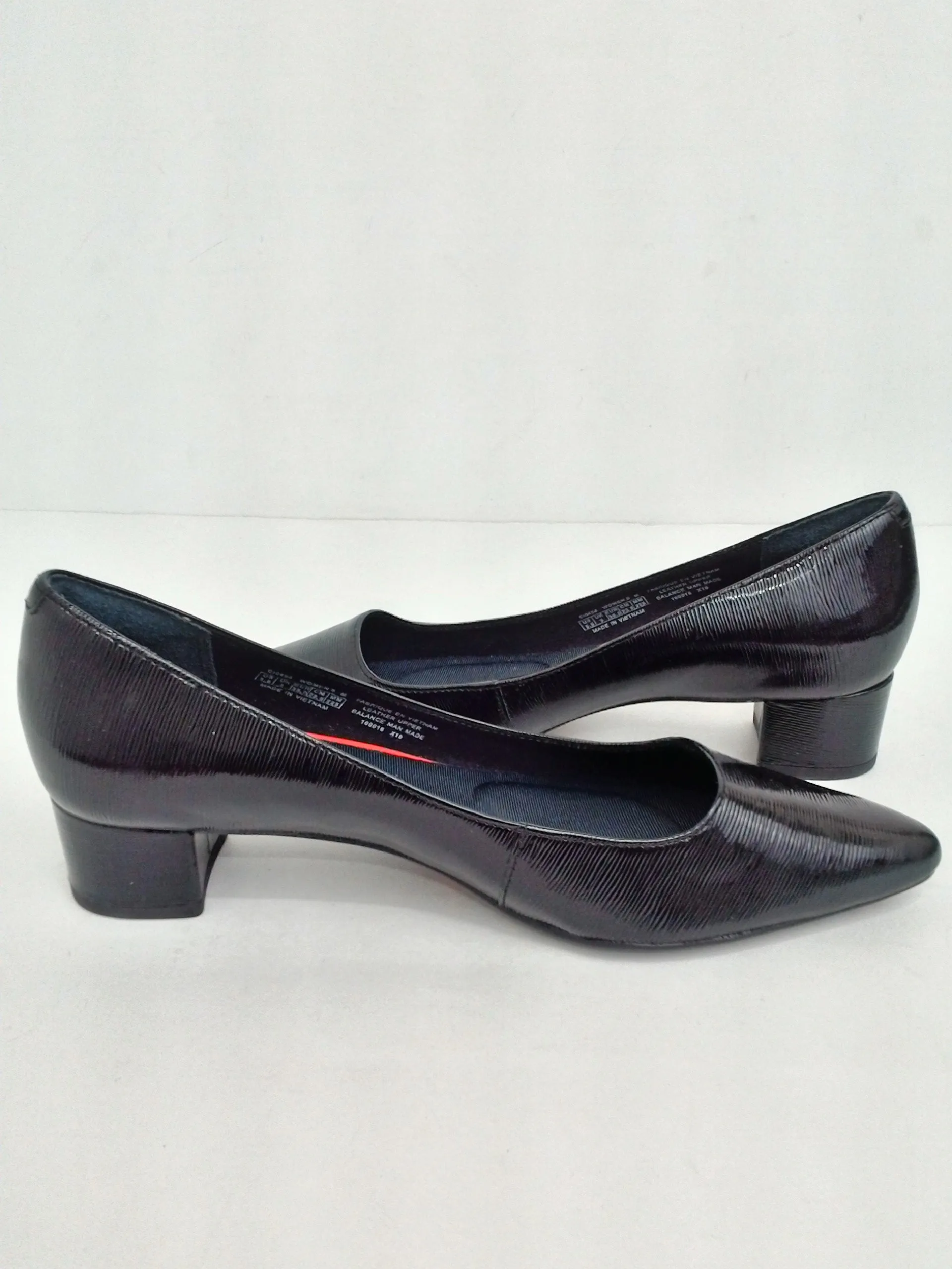 Rockport Women's Black Patent Heels Size 5.5