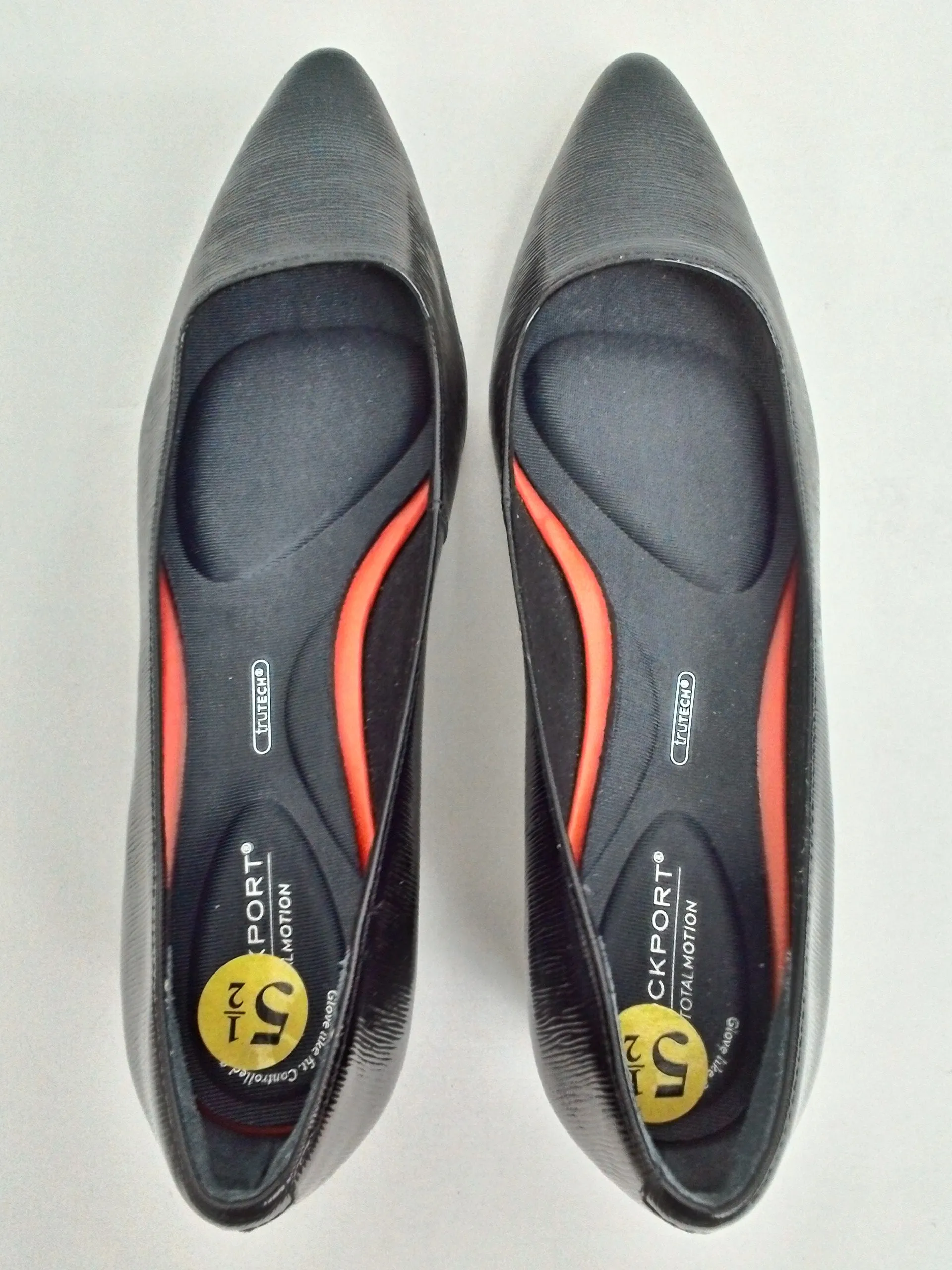 Rockport Women's Black Patent Heels Size 5.5