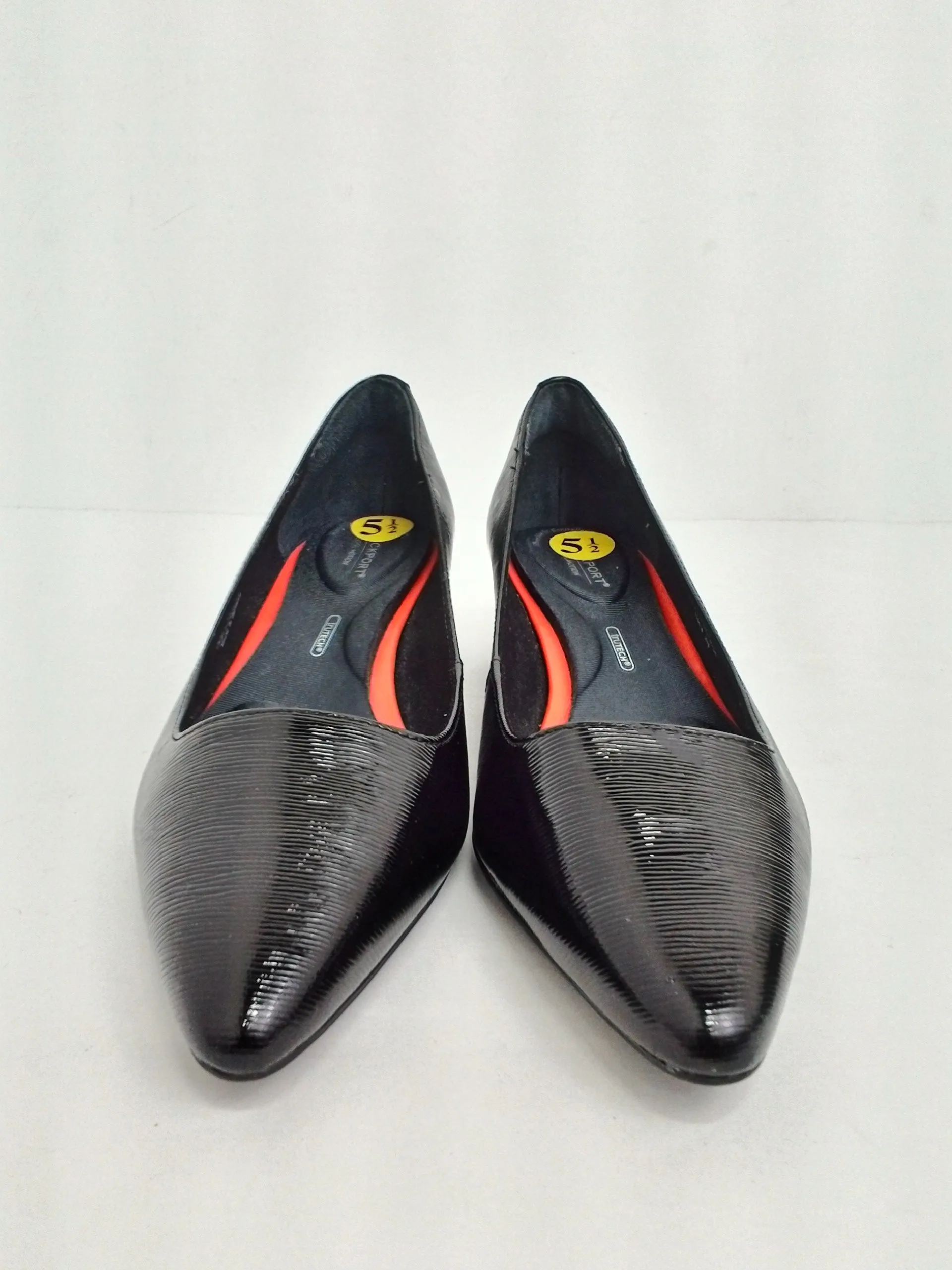 Rockport Women's Black Patent Heels Size 5.5